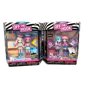 Off The Hook BFF Dolls Mila Naia Jenni & Vivian with Accessories Lot Of 2
